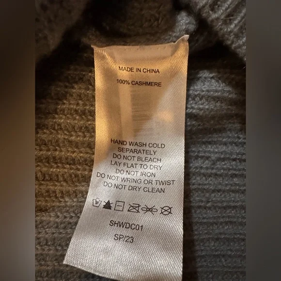 Quince Gray Women's Sweater 100% Cashmere - Picture 3 of 3